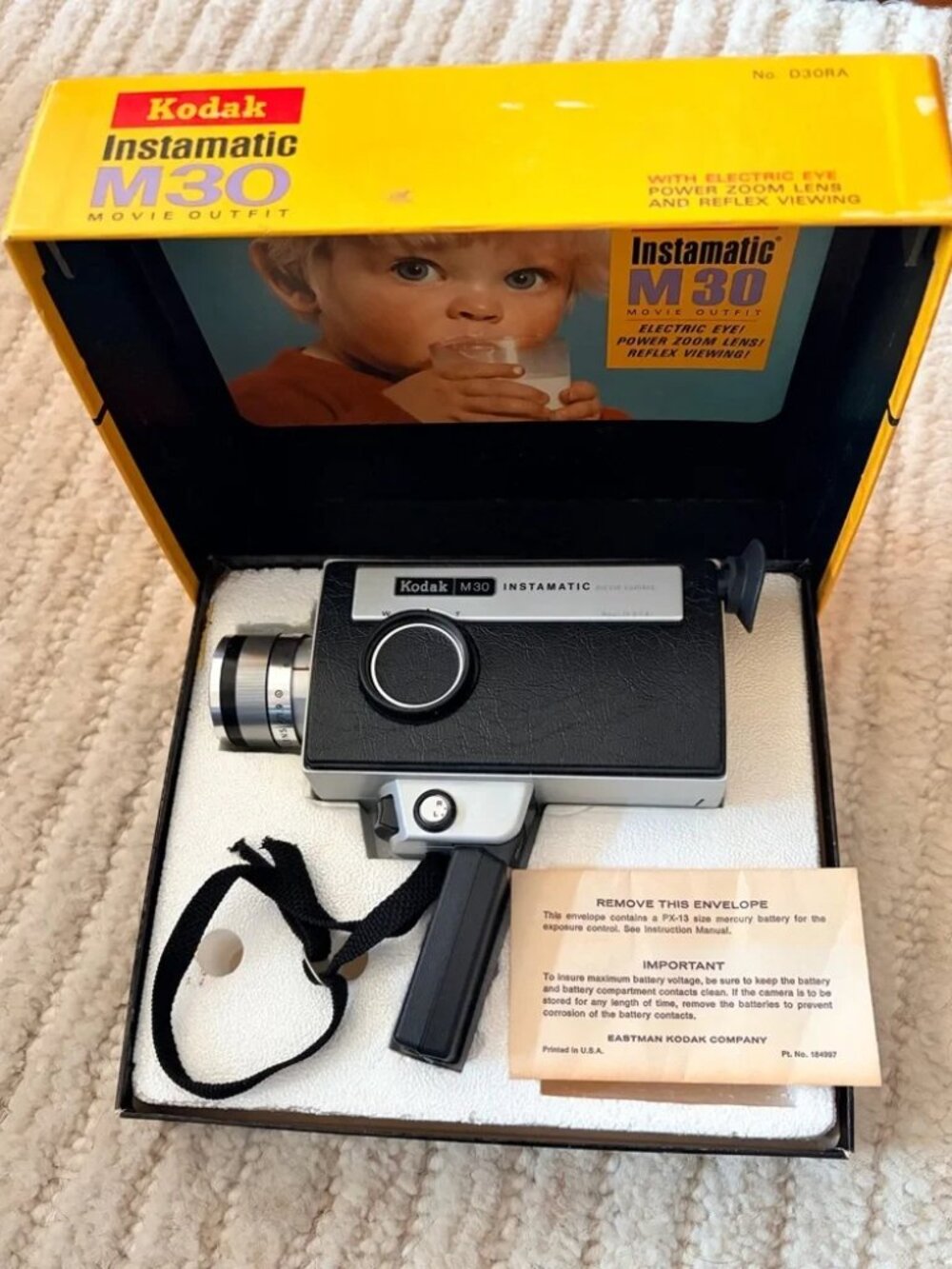 Kodak Instamatic M30 Vintage Movie Camera